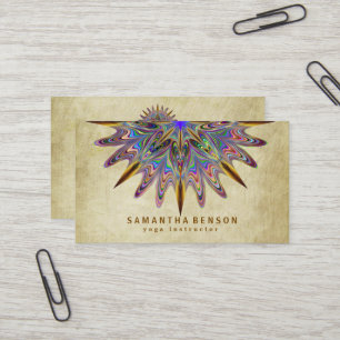 Elegantes Wasserfarben-Lotusblumen-Logo Yoga-Gesch Visitenkarte