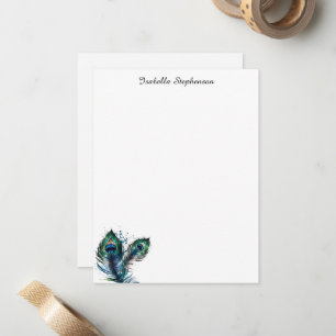 Elegantes Wasserfarbenparadies Personalisiert Mitteilungskarte