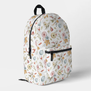 Elegantes Wasserfarbmuster im Herbst Bedruckter Rucksack