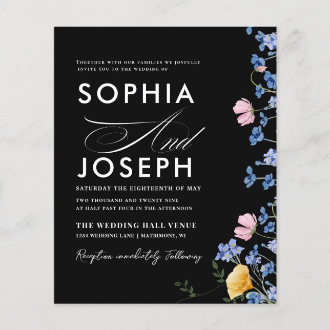 Elegantes Watercolor Flyer (Vorne)