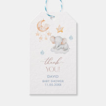 Elegantes Watercolor Little Star Elefant Baby Show