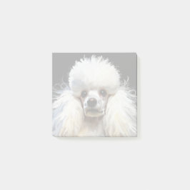 Elegantes Watercolor Poodle Post-it Klebezettel