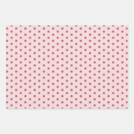 Elegantes weiches Polka Dot Geschenkpapier