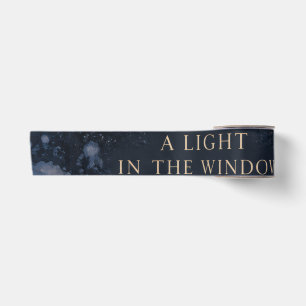 Elegantes Weihnachten, gemütliches Licht im Winter Satinband