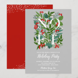 Elegantes WEIHNACHTEN Grün Weihnachten Party Einla