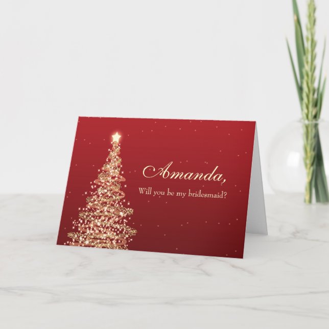 Elegantes Weihnachten ist mein Einladung (Vorderseite)