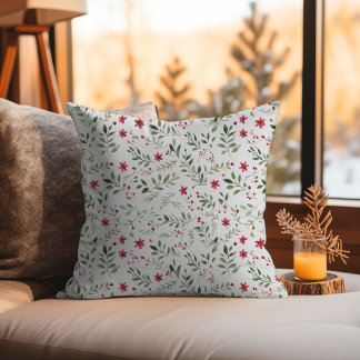 Elegantes Weihnachts-Minimalistisches Muster Kissen