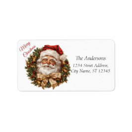 Elegantes Weihnachts-Party Modernes Adressaufkleber