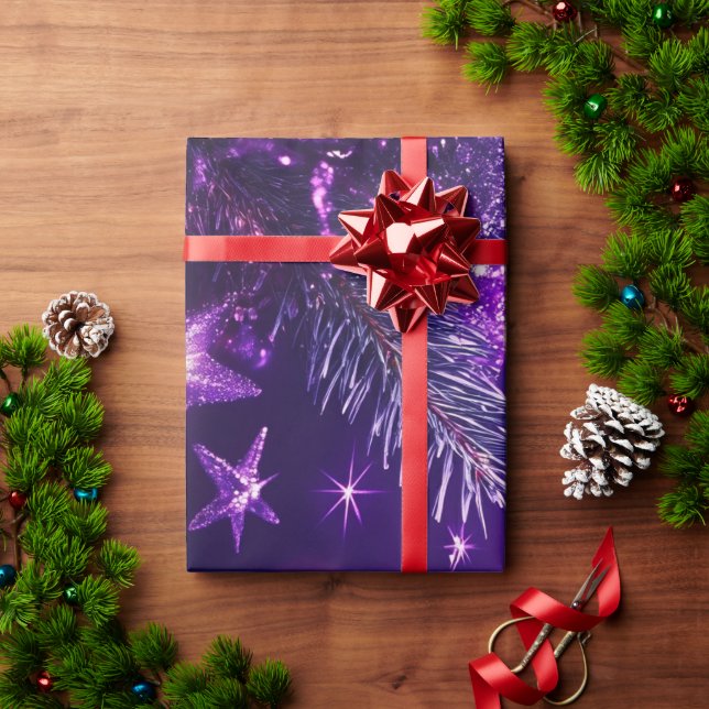 Elegantes Weihnachts-Party Modernes Geschenkpapier (Feiertagsgeschenk)