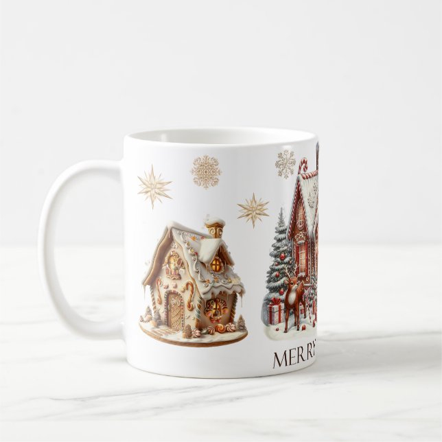 Elegantes Weihnachts-Party Modernes Kaffeetasse (Links)