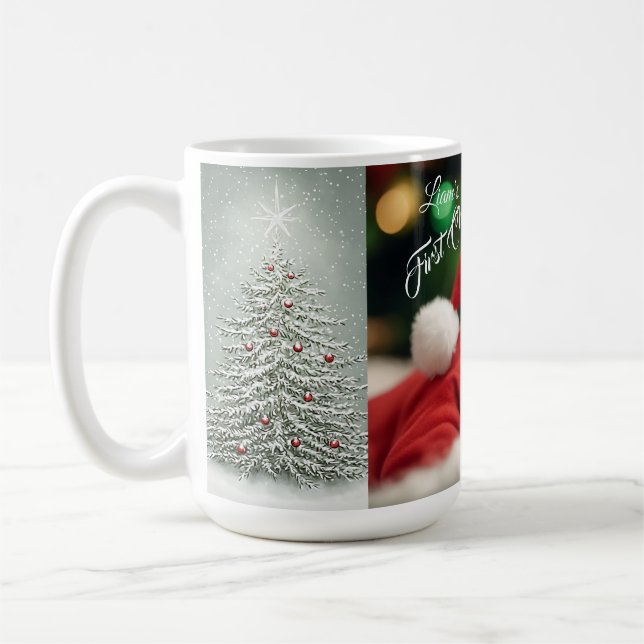 Elegantes Weihnachts-Party Modernes Kaffeetasse (Links)