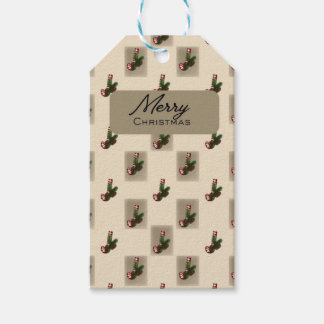 Elegantes Weihnachts-Schleifen-Monogramm J Geschen Geschenkanhänger