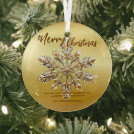 Elegantes Weihnachts-Weihnachtsfest Ornament Aus Glas