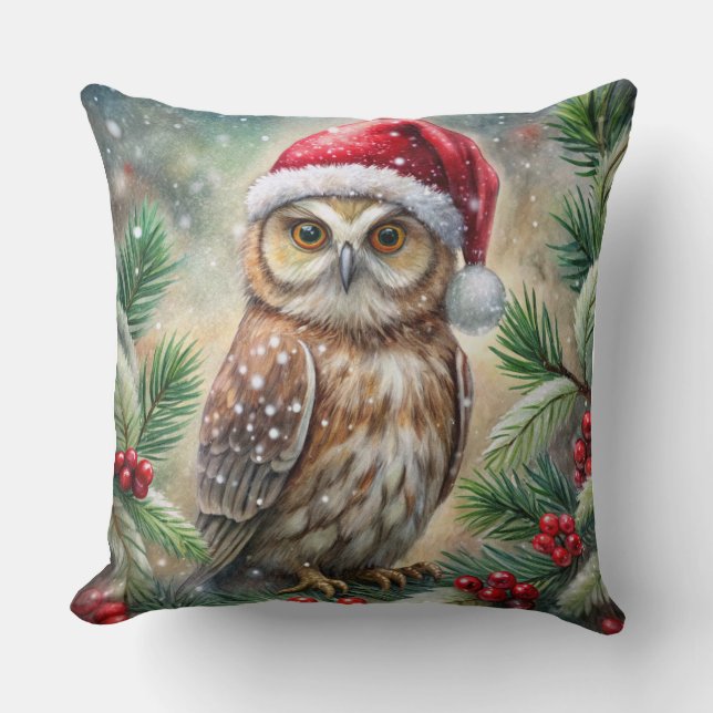 Elegantes Weihnachtsbaumkissen Kissen (Vorderseite)