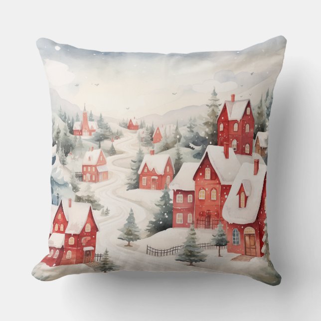 Elegantes Weihnachtsbaumkissen Kissen (Vorderseite)