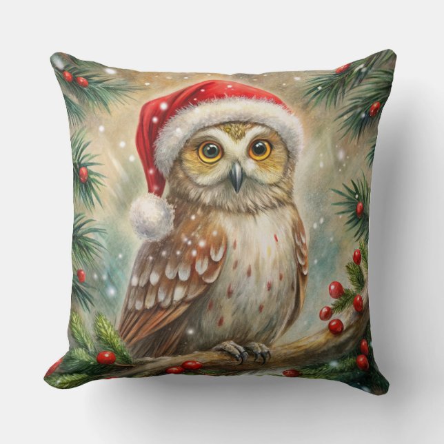 Elegantes Weihnachtsbaumkissen Kissen (Vorderseite)