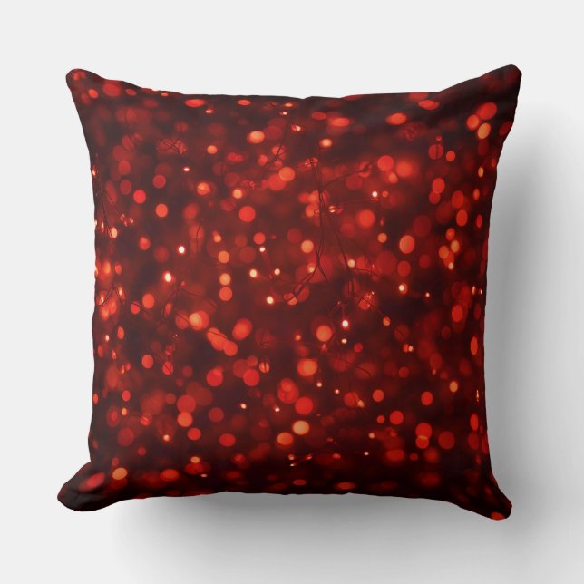 Elegantes Weihnachtsbaumkissen Kissen (Vorderseite)