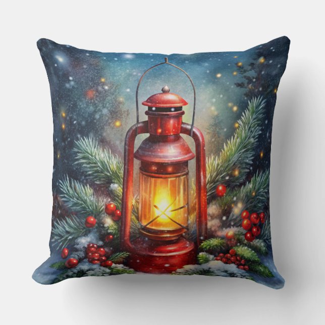 Elegantes Weihnachtsbaumkissen Kissen (Vorderseite)
