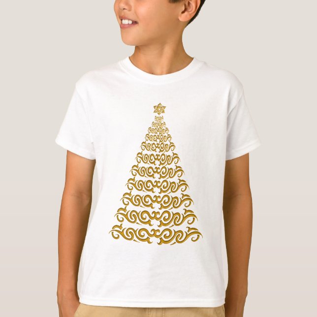 Elegantes WeihnachtsbaumShirt T-Shirt (Vorderseite)
