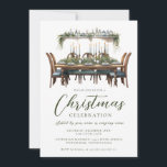 Elegantes Weihnachtsessen Corporate/Persönlich Einladung<br><div class="desc">Elegantes Weihnachtsfest Corporate/Persönliche Einladung - ist die perfekte Einladung für Ihr Weihnachtsessen/Party. Elegante Aquarellkunst mit moderner Skripttypografie,  perfekt für Ihr Unternehmen oder für Ihr persönliches Weihnachtsessen/Party.</div>