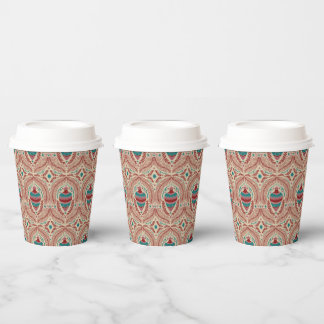 Elegantes Weihnachtsfest Pappbecher