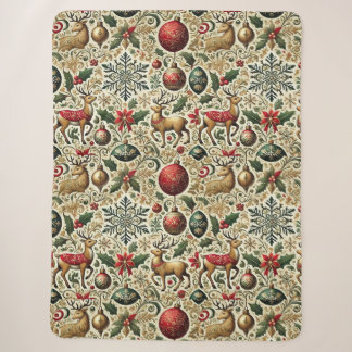 Elegantes Weihnachtsfest Sherpa Blanket Sherpadecke