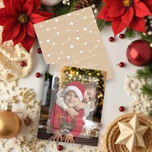 Elegantes Weihnachtsfoto mit Vellum-Effekt im Budg