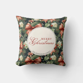 Elegantes Weihnachtsgeschenk Personalisiert Kissen