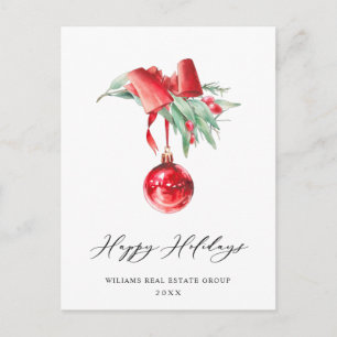 Elegantes Weihnachtsgeschenk Postkarte