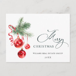 Elegantes Weihnachtsgeschenk Postkarte