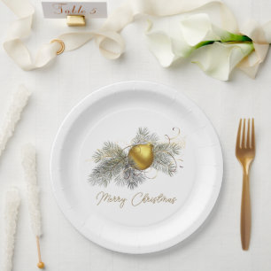 Elegantes Weihnachtsgottesornament Pappteller