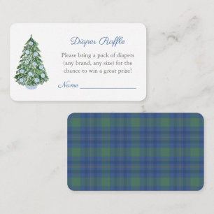 Elegantes Weihnachtsjunge Duschduschmaschine Winde Begleitkarte