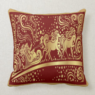 Elegantes Weihnachtskissen Kissen