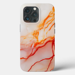 Elegantes Weiß- und Goldmarmor-Muster Case-Mate iPhone Hülle