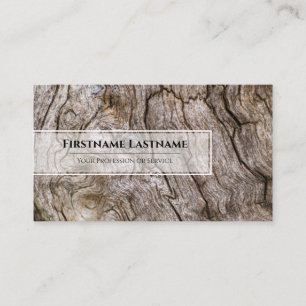 Elegantes weißes Holzkorn im minimalistischen Stil Visitenkarte