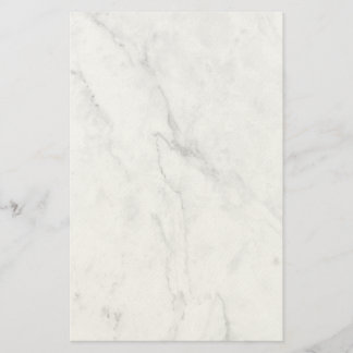 Elegantes weißes Marmor-Hausdekor Briefpapier