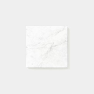 Elegantes weißes Marmor-Hausdekor Post-it Klebezettel