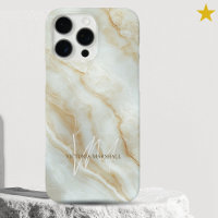 Elegantes weißes Marmor individuell graviertes Mon