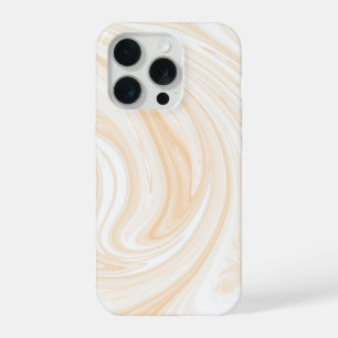 Elegantes Weißes Marmormuster iPhone 15 Pro Hülle