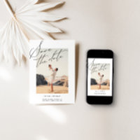 Elegantes Weißes Minimalistisches Skript-Foto