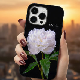 Elegantes weißes Peony eine Blume wie keine andere Case-Mate iPhone 14 Pro Max Hülle