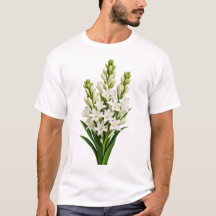 Elegantes weißes Tuberosen-Blumendesign