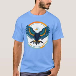 Elegantes Weißkopfseeadler-Emblem T-Shirt