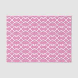 Elegantes Wellenmuster - Hot-Pink - Gewebepapier Seidenpapier