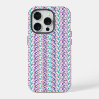 Elegantes welliges abstraktes Muster iPhone-Hülle iPhone 15 Pro Hülle