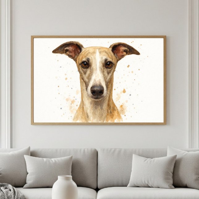 Elegantes Whippet Poster (Von Creator hochgeladen)