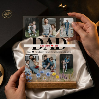 Elegantes Wild-Dad-Acrylschild mit 6 benutzerdefin Acrylschild