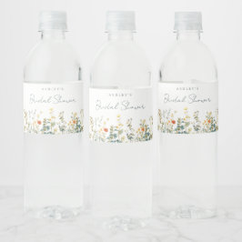 Elegantes Wildblume Brautparty