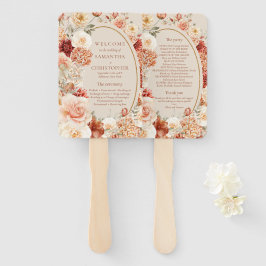 Elegantes Wildgarten-Blume-Programm Fächer