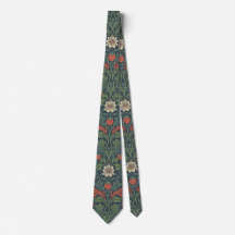 Elegantes William-Morris-Erdbeer-Blumenmuster